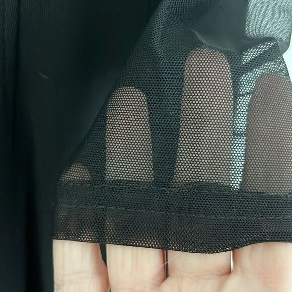 Tower Vintage Jumpsuit Mesh Front and Arm Back Zipper Gold tone Horeshoe Closure - Picture 6 of 12